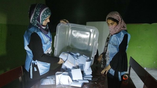 تصویر از انتخابات افغانستان؛ آمار تخمینی: میزان مشارکت پایین بوده است
