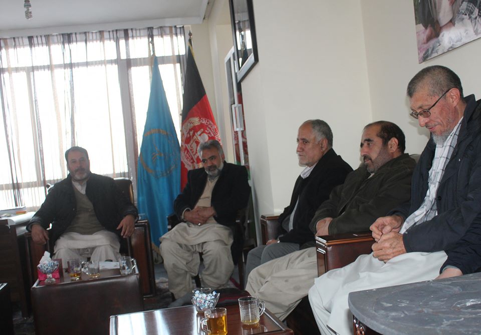 تصویر از جلسه هیئت رهبری حزب حرکت اسلامی متحد افغانستان