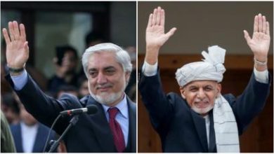 تصویر از افغانستان؛ غنی و عبدالله دو مراسم تحلیف جداگانه در یک روز برگزار کردند