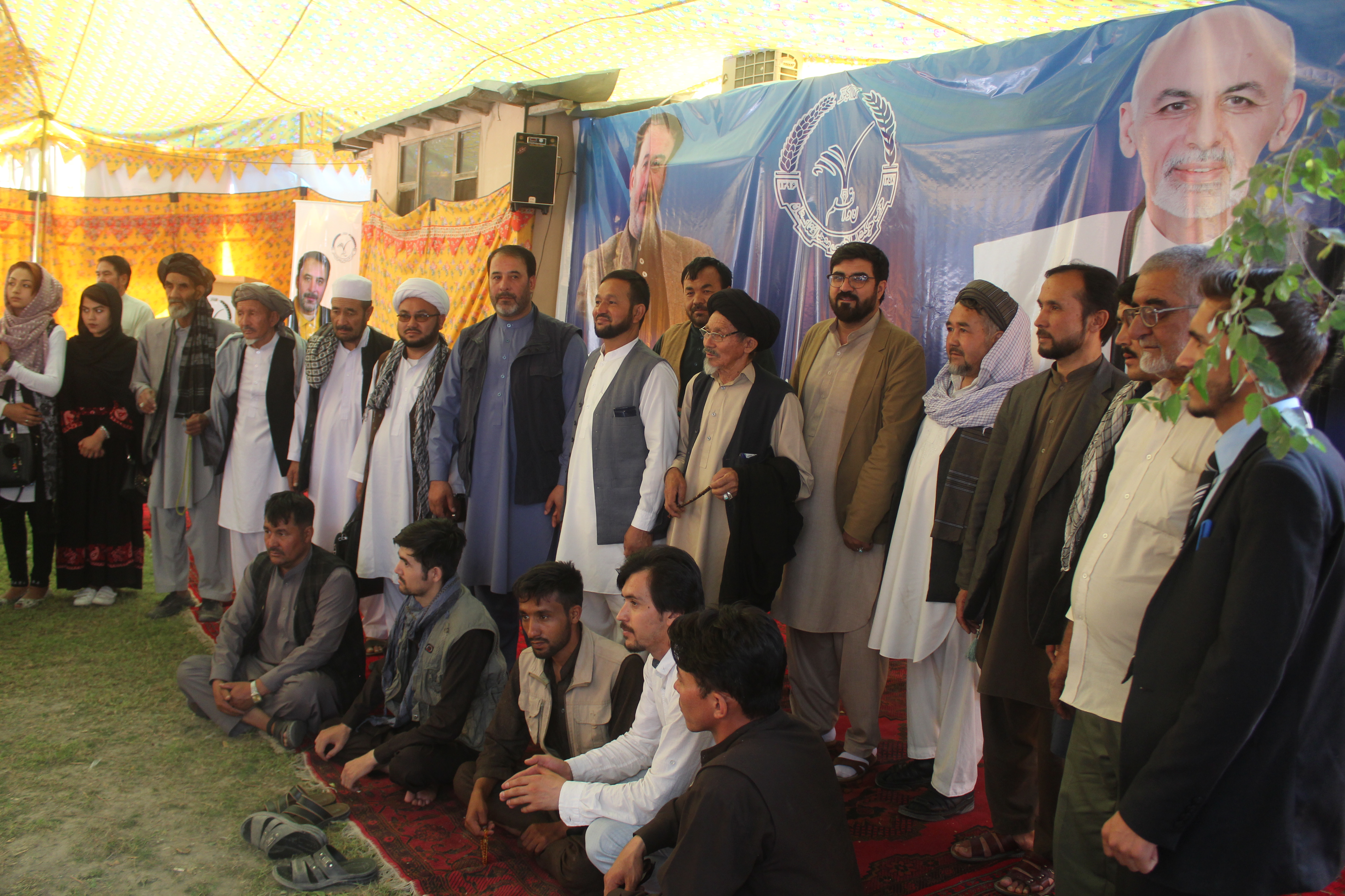 تصویر از حمایت جمع کثیر مردم دشت برچی از حزب حرکت اسلامی متحد افغانستان در انتخابات پیش رو