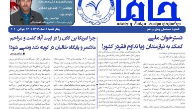 تصویر از هفته نامه دیجیتالی حاما شماره چهل و نهم!